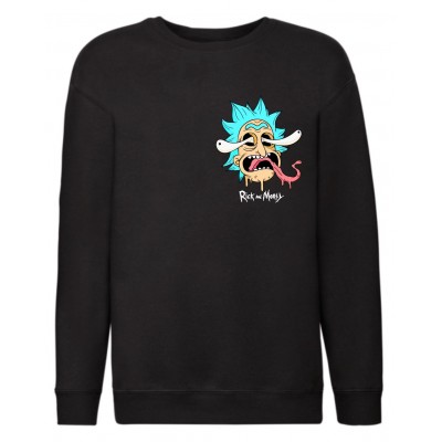 Мъжка блуза с дълъг ръкав Rick and Morty - wubba lubba dub dub